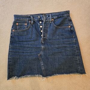 Levi's Denim Button-Up Skirt, size 26